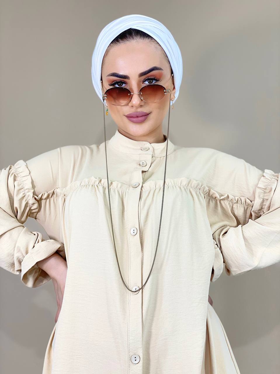 Tunique beige
