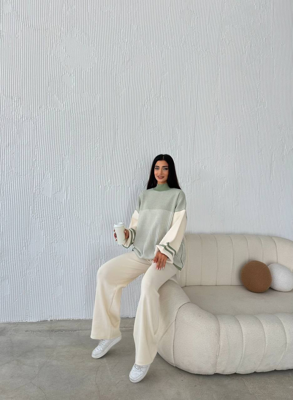 Ensemble tricot vert d’eau
