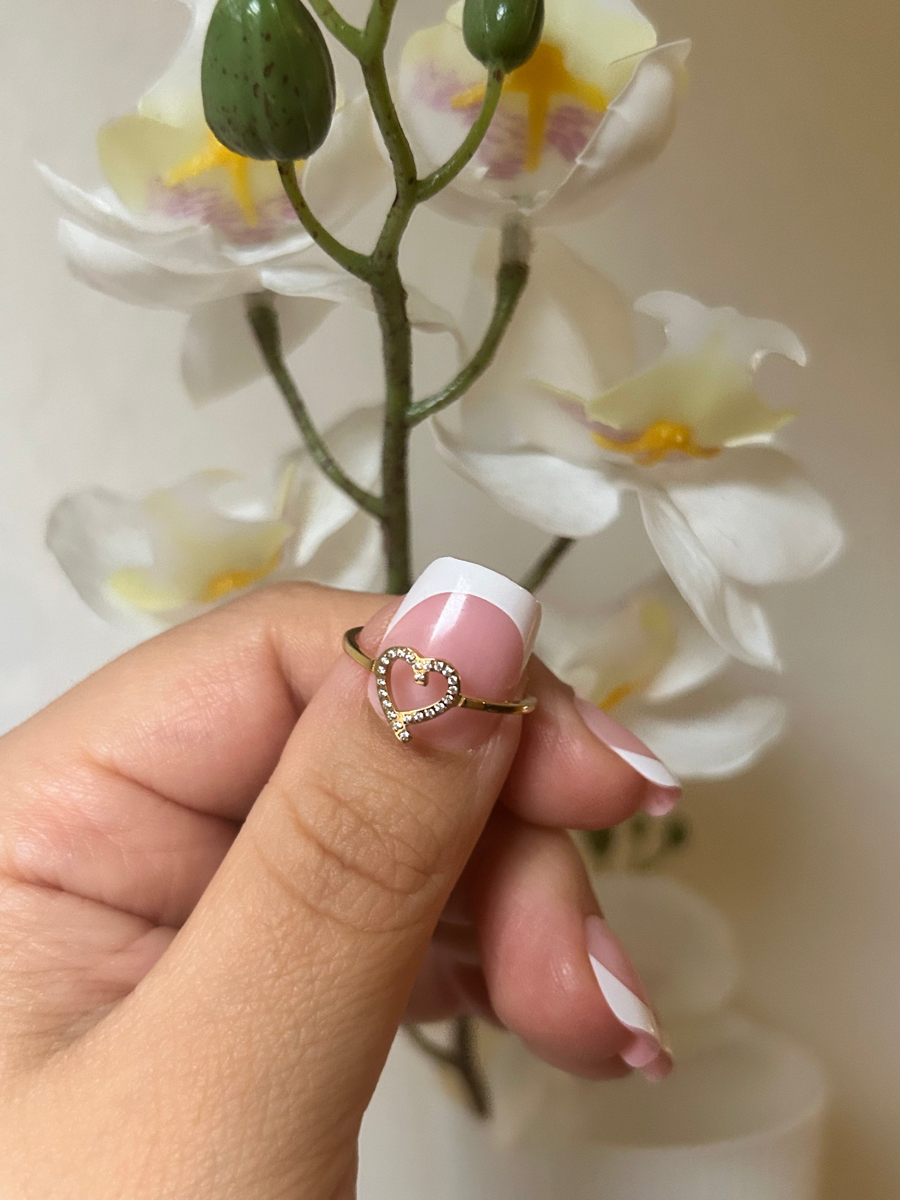 Bague cœur