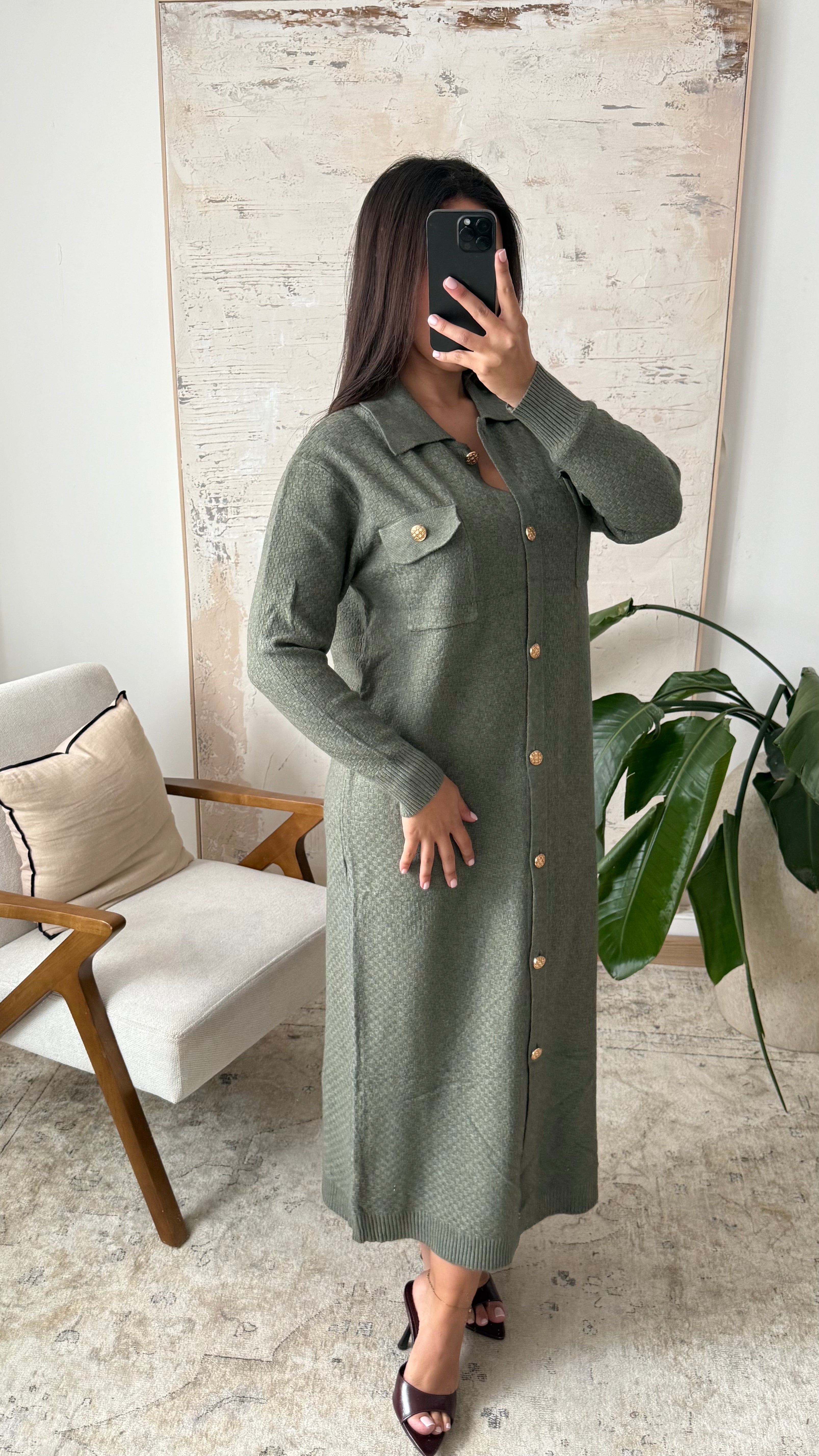 Robe kaki