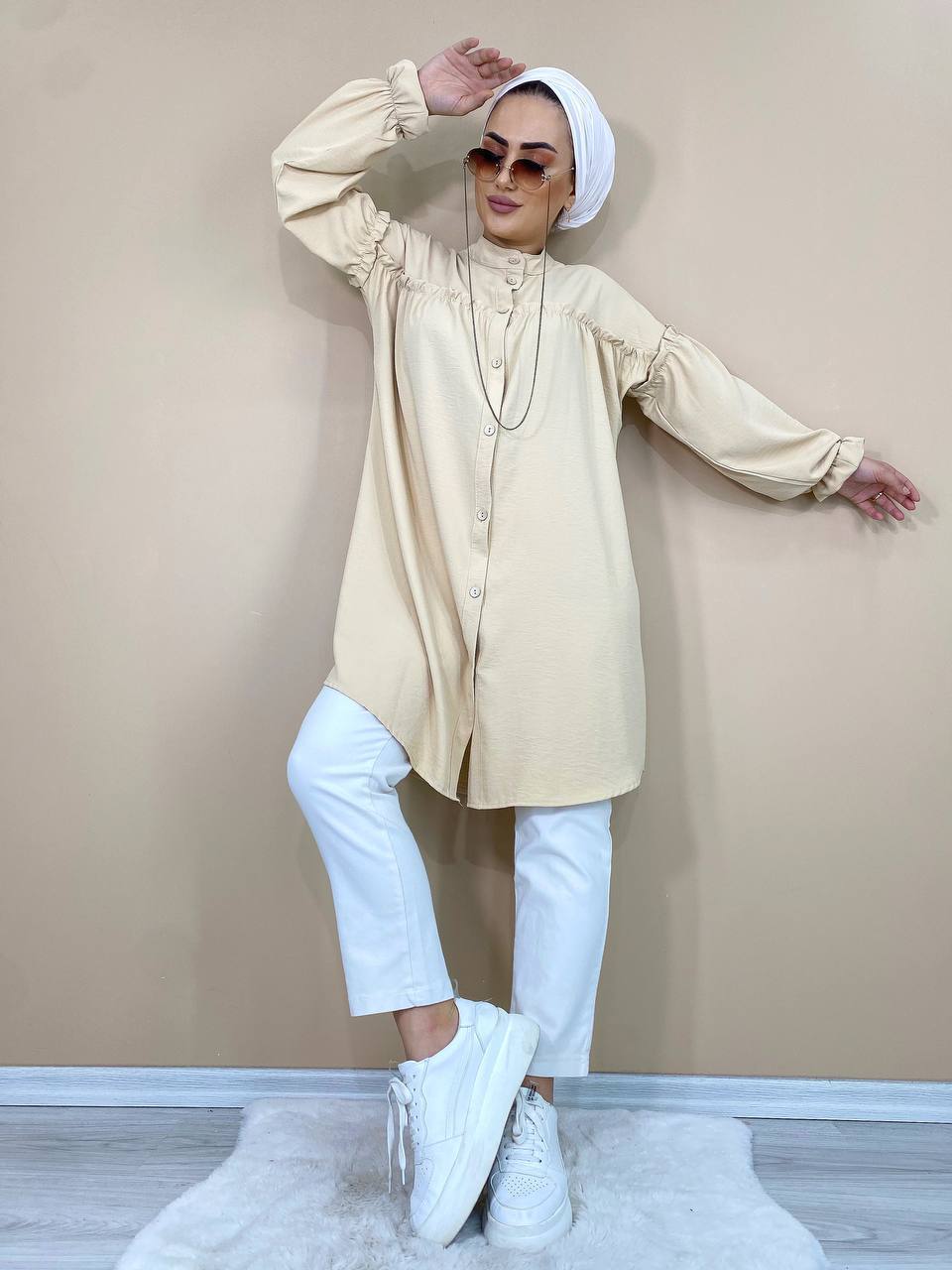 Tunique beige
