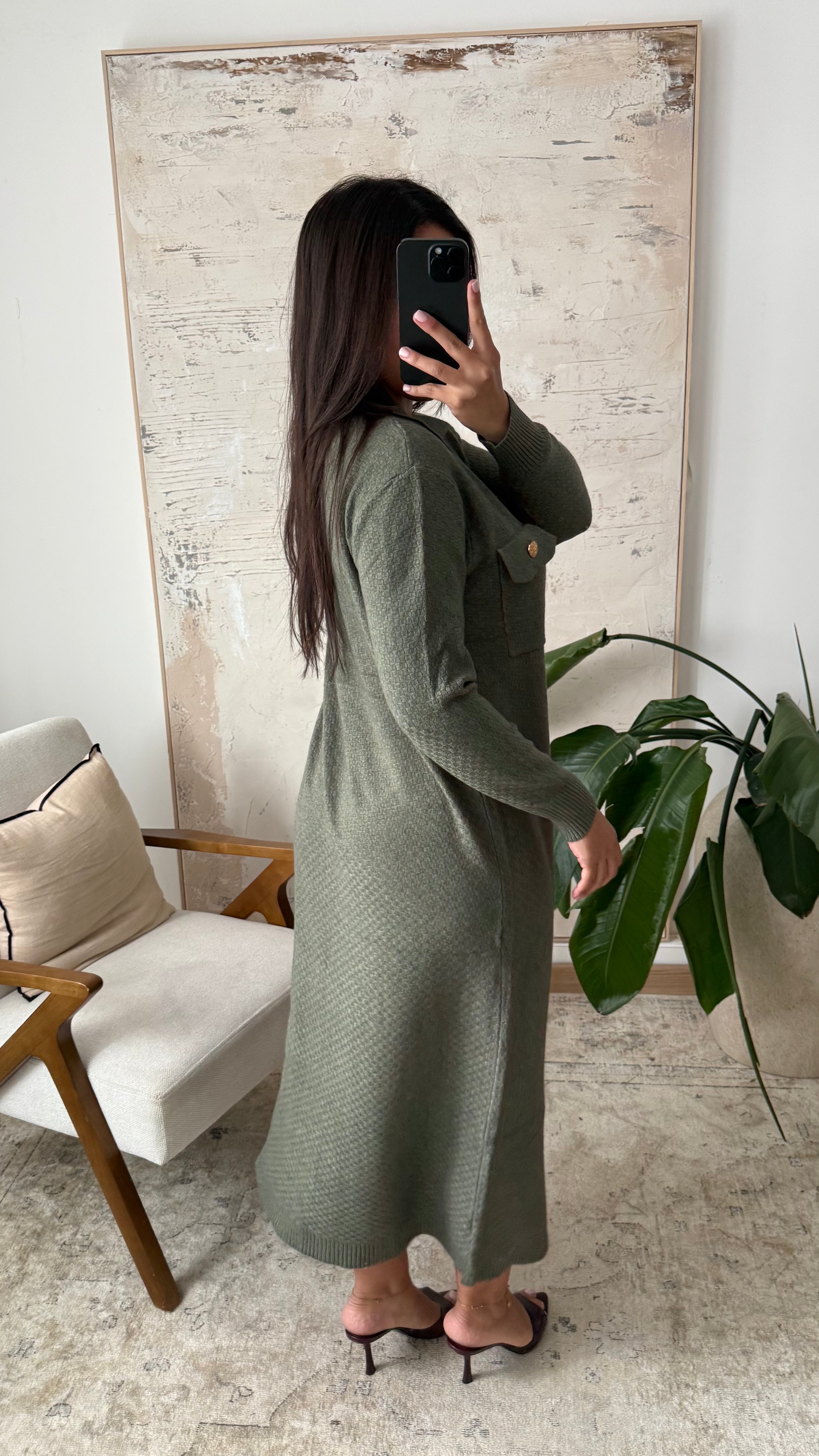 Robe kaki